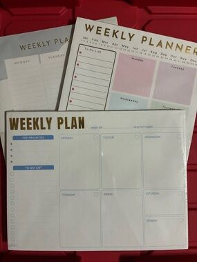 Weekly Planner Sheets bundle